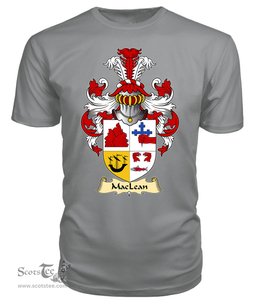 ScotsTee Shop Scottish MacLean (of Duart) Family Scottish Coat of Arms Emblem Scotland V23 T Shirt