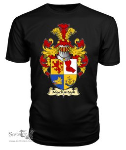 ScotsTee Shop Scottish MacKintosh Family Scottish Coat of Arms Emblem Scotland V23 T Shirt