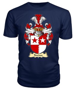 ScotsTee Shop Scottish Townis or Townes Family Scottish Coat of Arms Emblem Scotland V23 T Shirt