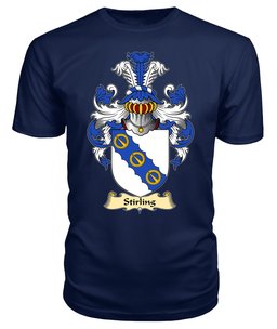 ScotsTee Shop Scottish Stirling Family Scottish Coat of Arms Emblem Scotland V23 T Shirt