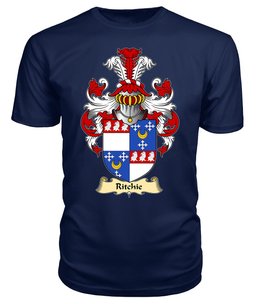 ScotsTee Shop Scottish Ritchie Family Scottish Coat of Arms Emblem Scotland V23 T Shirt