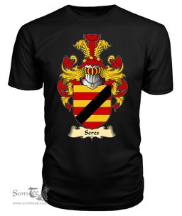 ScotsTee Shop Scottish Seres Family Scottish Coat of Arms Emblem Scotland V23 T Shirt