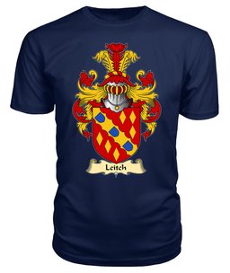 ScotsTee Shop Scottish Leitch Family Scottish Coat of Arms Emblem Scotland V23 T Shirt