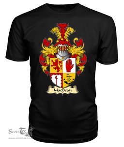 ScotsTee Shop Scottish MacBean Family Scottish Coat of Arms Emblem Scotland V23 T Shirt