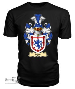 ScotsTee Shop Scottish Lyon Family Scottish Coat of Arms Emblem Scotland V23 T Shirt