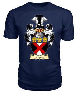 ScotsTee Shop Scottish Lawson Family Scottish Coat of Arms Emblem Scotland V23 T Shirt