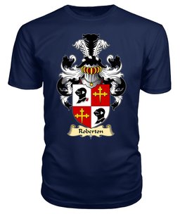 ScotsTee Shop Scottish Roberton Family Scottish Coat of Arms Emblem Scotland V23 T Shirt