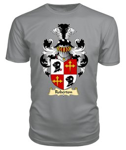 ScotsTee Shop Scottish Roberton Family Scottish Coat of Arms Emblem Scotland V23 T Shirt