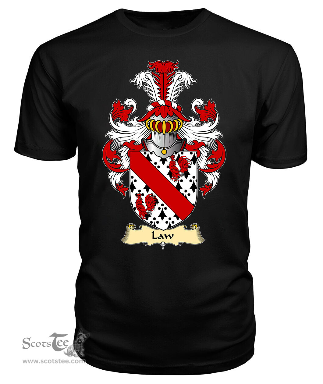 ScotsTee Shop Scottish Law Family Scottish Coat of Arms Emblem Scotland V23 T Shirt