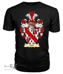 ScotsTee Shop Scottish Law Family Scottish Coat of Arms Emblem Scotland V23 T Shirt