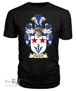 ScotsTee Shop Scottish MacCall Family Scottish Coat of Arms Emblem Scotland V23 T Shirt