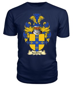 ScotsTee Shop Scottish Spalding Family Scottish Coat of Arms Emblem Scotland V23 T Shirt