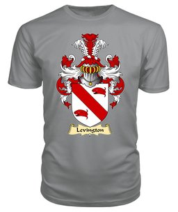 ScotsTee Shop Scottish Levington Family Scottish Coat of Arms Emblem Scotland V23 T Shirt