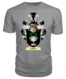 ScotsTee Shop Scottish Laurie Family Scottish Coat of Arms Emblem Scotland V23 T Shirt