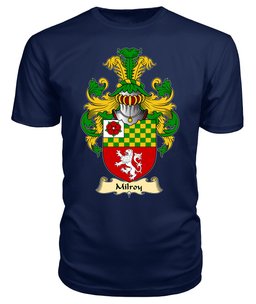 ScotsTee Shop Scottish Milroy Family Scottish Coat of Arms Emblem Scotland V23 T Shirt