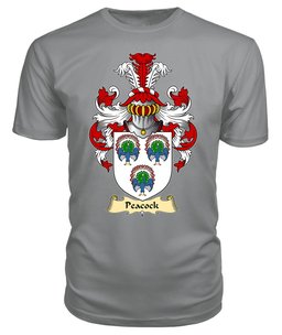 ScotsTee Shop Scottish Peacock Family Scottish Coat of Arms Emblem Scotland V23 T Shirt