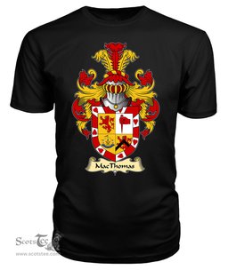ScotsTee Shop Scottish MacThomas Family Scottish Coat of Arms Emblem Scotland V23 T Shirt