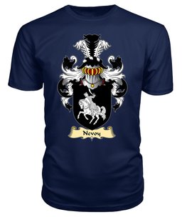 ScotsTee Shop Scottish Nevoy Family Scottish Coat of Arms Emblem Scotland V23 T Shirt