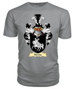 ScotsTee Shop Scottish Nevoy Family Scottish Coat of Arms Emblem Scotland V23 T Shirt
