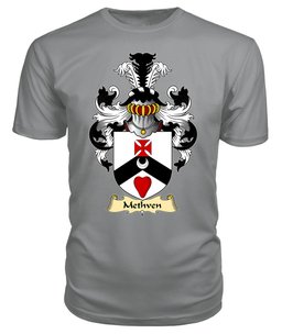 ScotsTee Shop Scottish Methven Family Scottish Coat of Arms Emblem Scotland V23 T Shirt