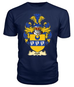 ScotsTee Shop Scottish Ogill Family Scottish Coat of Arms Emblem Scotland V23 T Shirt