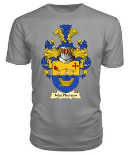 ScotsTee Shop Scottish MacPherson Family Scottish Coat of Arms Emblem Scotland V23 T Shirt