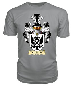 ScotsTee Shop Scottish Maxwell Family Scottish Coat of Arms Emblem Scotland V23 T Shirt