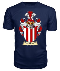 ScotsTee Shop Scottish Ruthven Family Scottish Coat of Arms Emblem Scotland V23 T Shirt