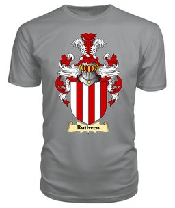 ScotsTee Shop Scottish Ruthven Family Scottish Coat of Arms Emblem Scotland V23 T Shirt