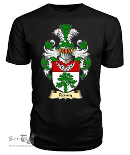 ScotsTee Shop Scottish Renny or Rennie Family Scottish Coat of Arms Emblem Scotland V23 T Shirt
