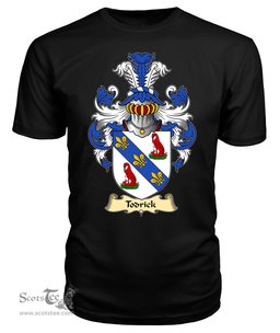 ScotsTee Shop Scottish Todrick Family Scottish Coat of Arms Emblem Scotland V23 T Shirt