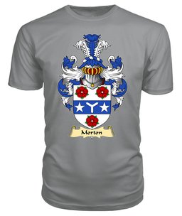 ScotsTee Shop Scottish Morton II Family Scottish Coat of Arms Emblem Scotland V23 T Shirt
