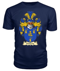 ScotsTee Shop Scottish Porteous Family Scottish Coat of Arms Emblem Scotland V23 T Shirt
