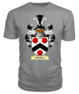 ScotsTee Shop Scottish Mertoun or Merton Family Scottish Coat of Arms Emblem Scotland V23 T Shirt