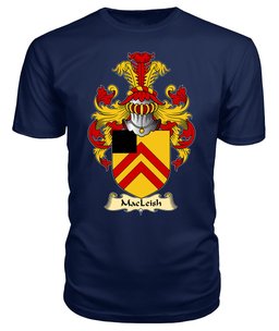 ScotsTee Shop Scottish MacLeish Family Scottish Coat of Arms Emblem Scotland V23 T Shirt