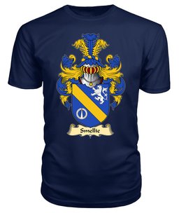 ScotsTee Shop Scottish Smellie Family Scottish Coat of Arms Emblem Scotland V23 T Shirt
