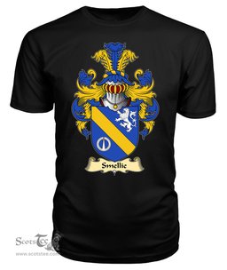 ScotsTee Shop Scottish Smellie Family Scottish Coat of Arms Emblem Scotland V23 T Shirt