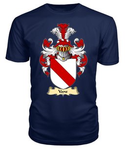 ScotsTee Shop Scottish Vans or Vaus Family Scottish Coat of Arms Emblem Scotland V23 T Shirt