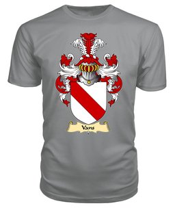 ScotsTee Shop Scottish Vans or Vaus Family Scottish Coat of Arms Emblem Scotland V23 T Shirt