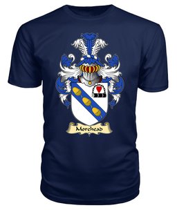 ScotsTee Shop Scottish Morehead Family Scottish Coat of Arms Emblem Scotland V23 T Shirt