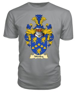 ScotsTee Shop Scottish Wenley Family Scottish Coat of Arms Emblem Scotland V23 T Shirt