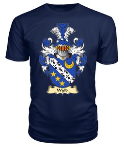 ScotsTee Shop Scottish Wyld Family Scottish Coat of Arms Emblem Scotland V23 T Shirt