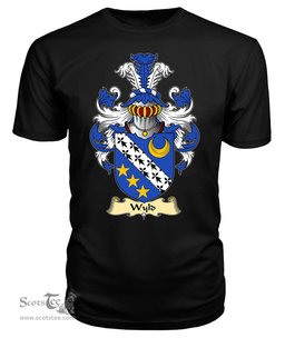 ScotsTee Shop Scottish Wyld Family Scottish Coat of Arms Emblem Scotland V23 T Shirt