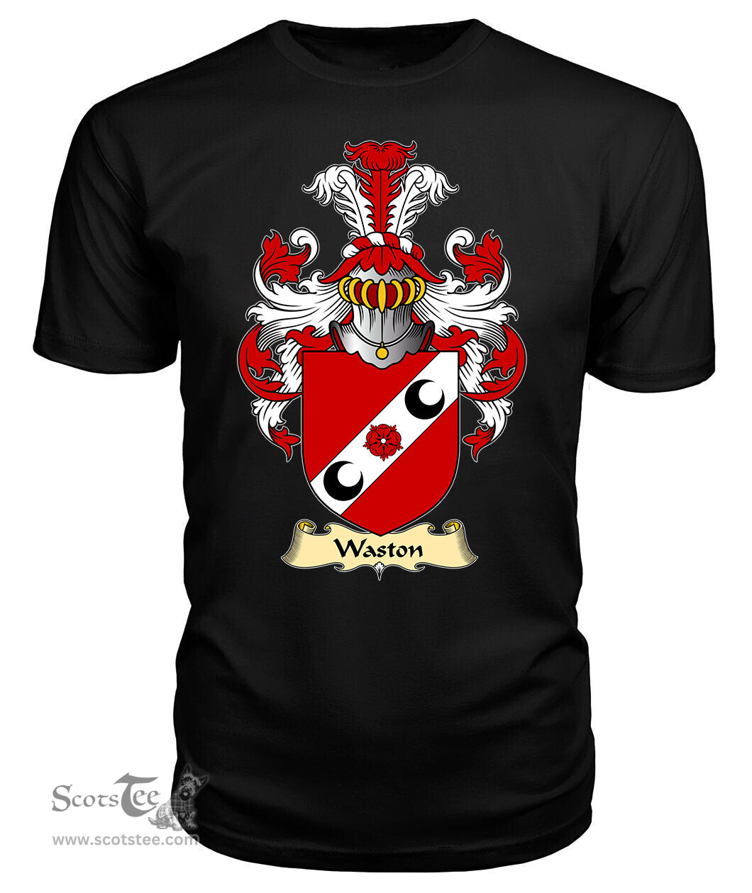ScotsTee Shop Scottish Waston Family Scottish Coat of Arms Emblem Scotland V23 T Shirt