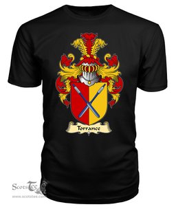 ScotsTee Shop Scottish Torrance Family Scottish Coat of Arms Emblem Scotland V23 T Shirt