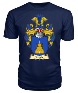 ScotsTee Shop Scottish Temple Family Scottish Coat of Arms Emblem Scotland V23 T Shirt