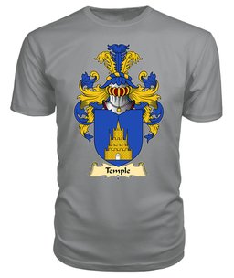 ScotsTee Shop Scottish Temple Family Scottish Coat of Arms Emblem Scotland V23 T Shirt