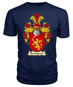 ScotsTee Shop Scottish Scrymgeour Family Scottish Coat of Arms Emblem Scotland V23 T Shirt