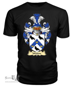 ScotsTee Shop Scottish Watson Family Scottish Coat of Arms Emblem Scotland V23 T Shirt