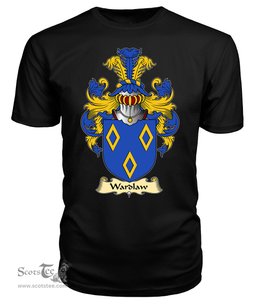 ScotsTee Shop Scottish Wardlaw Family Scottish Coat of Arms Emblem Scotland V23 T Shirt